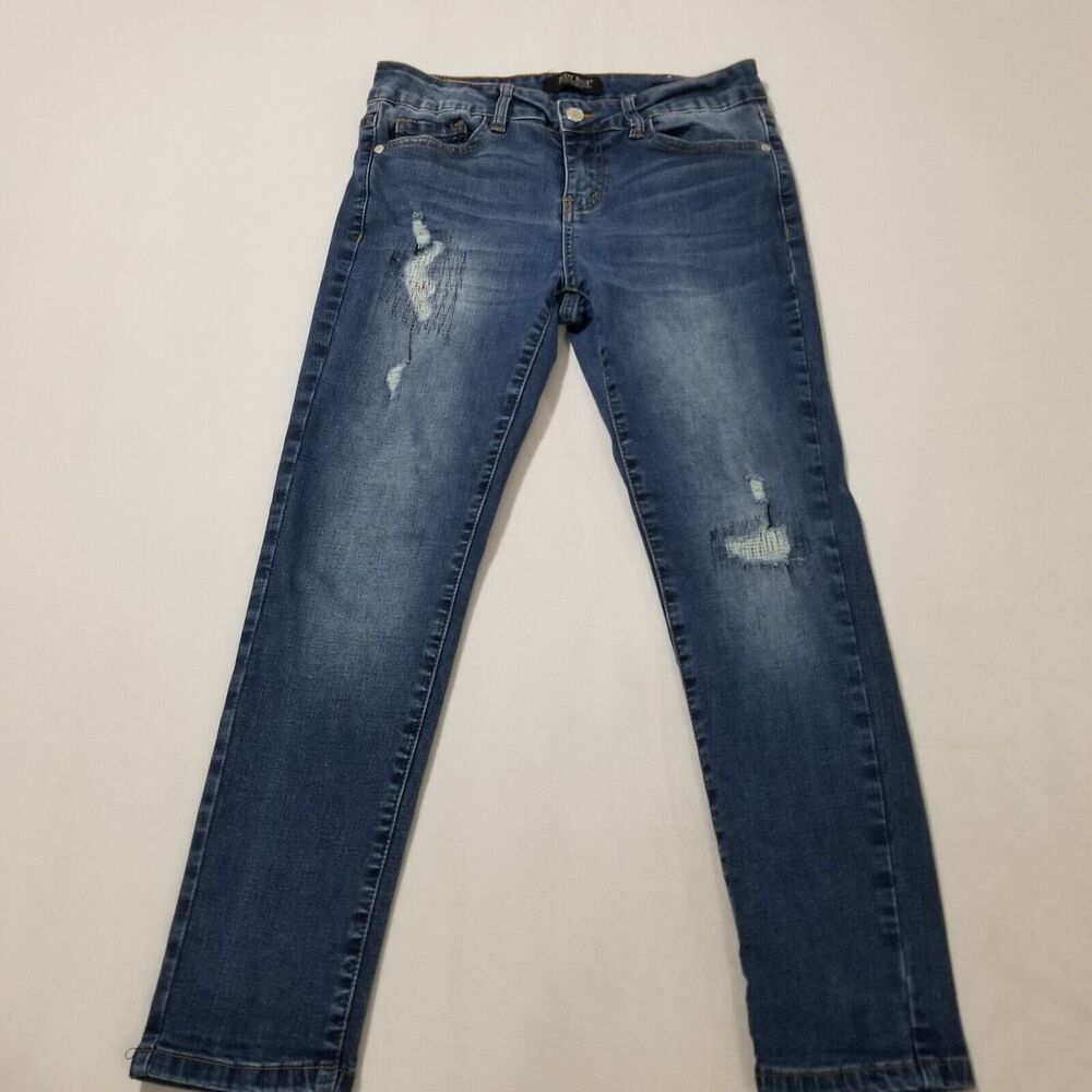 Judy Blue Jeans Capri Crop Fit Size 9/29 Distressed Style #JB70149